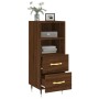 Aparador madera de ingeniería marrón roble 34,5x34x90 cm de vidaXL, Aparadores - Ref: Foro24-828651, Precio: 52,91 €, Descuen...