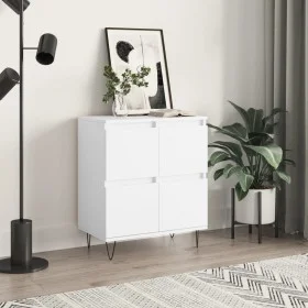 Aparador de madera contrachapada blanco 60x35x70 cm de vidaXL, Aparadores - Ref: Foro24-831212, Precio: 65,51 €, Descuento: %