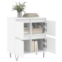 Aparador de madera contrachapada blanco 60x35x70 cm de vidaXL, Aparadores - Ref: Foro24-831212, Precio: 66,30 €, Descuento: %