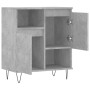 Aparador de madera contrachapada gris hormigón 60x35x70 cm de vidaXL, Aparadores - Ref: Foro24-831192, Precio: 61,71 €, Descu...