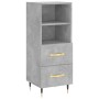 Aparador de madera contrachapada gris hormigón 34,5x34x90 cm de vidaXL, Aparadores - Ref: Foro24-828648, Precio: 51,35 €, Des...