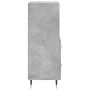 Aparador de madera contrachapada gris hormigón 34,5x34x90 cm de vidaXL, Aparadores - Ref: Foro24-828648, Precio: 51,35 €, Des...