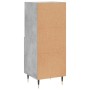 Aparador de madera contrachapada gris hormigón 34,5x34x90 cm de vidaXL, Aparadores - Ref: Foro24-828648, Precio: 51,35 €, Des...