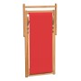 Silla de playa plegable madera maciza de teca rojo en Sillas de jardín | Comprar online en Foru.es