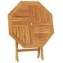 Mesa de jardín plegable madera de teca maciza 85x85x76 cm en Mesas de jardín | Comprar online en Foru.es
