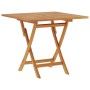 Mesa de jardín plegable madera de teca maciza 85x85x76 cm en Mesas de jardín | Comprar online en Foru.es