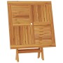 Mesa de jardín plegable madera de teca maciza 85x85x76 cm en Mesas de jardín | Comprar online en Foru.es