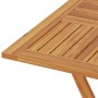 Mesa de jardín plegable madera de teca maciza 85x85x76 cm en Mesas de jardín | Comprar online en Foru.es