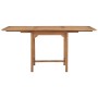 Mesa de jardín extensible madera maciza teca (110-160)x80x75cm en Mesas de jardín | Comprar online en Foru.es
