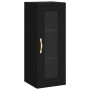Armario de pared negro 34,5x34x90 cm de vidaXL, Aparadores - Ref: Foro24-828893, Precio: 42,29 €, Descuento: %