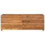 Arriate elevado madera de teca reciclada y acero 150x40x55 cm en Macetas y jardineras | Comprar online en Foru.es