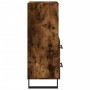 Aparador madera de ingeniería roble ahumado 34,5x34x90 cm de vidaXL, Aparadores - Ref: Foro24-828697, Precio: 56,83 €, Descue...