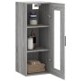 Armario de pared gris Sonoma 34,5x34x90 cm de vidaXL, Aparadores - Ref: Foro24-828922, Precio: 54,12 €, Descuento: %