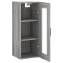 Armario de pared gris Sonoma 34,5x34x90 cm de vidaXL, Aparadores - Ref: Foro24-828922, Precio: 54,12 €, Descuento: %