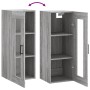 Armario de pared gris Sonoma 34,5x34x90 cm de vidaXL, Aparadores - Ref: Foro24-828922, Precio: 54,12 €, Descuento: %