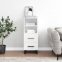 Aparador madera de ingeniería blanco 34,5x34x90 cm de vidaXL, Aparadores - Ref: Foro24-828692, Precio: 58,67 €, Descuento: %