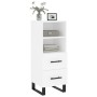 Aparador madera de ingeniería blanco 34,5x34x90 cm de vidaXL, Aparadores - Ref: Foro24-828692, Precio: 58,67 €, Descuento: %