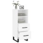 Aparador madera de ingeniería blanco 34,5x34x90 cm de vidaXL, Aparadores - Ref: Foro24-828692, Precio: 58,67 €, Descuento: %