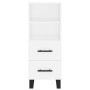 Aparador madera de ingeniería blanco 34,5x34x90 cm de vidaXL, Aparadores - Ref: Foro24-828692, Precio: 58,67 €, Descuento: %