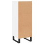 Aparador madera de ingeniería blanco 34,5x34x90 cm de vidaXL, Aparadores - Ref: Foro24-828692, Precio: 58,67 €, Descuento: %