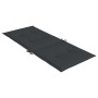Cojín silla de jardín respaldo alto 2 uds tela negro 120x50x3cm en Decoración | Comprar online en Foru.es