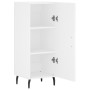 Aparador madera de ingeniería blanco 34,5x34x90 cm de vidaXL, Aparadores - Ref: Foro24-828556, Precio: 64,15 €, Descuento: %