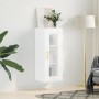 Armario de pared blanco brillante 34,5x34x90 cm de vidaXL, Aparadores - Ref: Foro24-828902, Precio: 45,21 €, Descuento: %