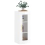 Armario de pared blanco brillante 34,5x34x90 cm de vidaXL, Aparadores - Ref: Foro24-828902, Precio: 45,21 €, Descuento: %
