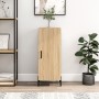 Aparador madera contrachapada color roble Sonoma 34,5x34x90 cm de vidaXL, Aparadores - Ref: Foro24-828551, Precio: 63,28 €, D...