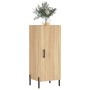 Aparador madera contrachapada color roble Sonoma 34,5x34x90 cm de vidaXL, Aparadores - Ref: Foro24-828551, Precio: 63,28 €, D...