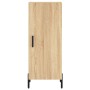 Aparador madera contrachapada color roble Sonoma 34,5x34x90 cm de vidaXL, Aparadores - Ref: Foro24-828551, Precio: 63,28 €, D...