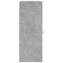 Armario de pared gris hormigón 34,5x34x90 cm de vidaXL, Aparadores - Ref: Foro24-828888, Precio: 37,34 €, Descuento: %