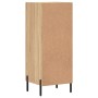 Aparador madera contrachapada color roble Sonoma 34,5x34x90 cm de vidaXL, Aparadores - Ref: Foro24-828551, Precio: 63,28 €, D...