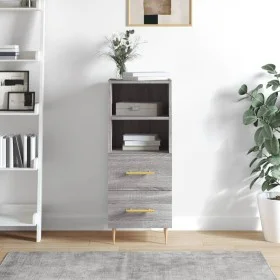 Aparador madera de ingeniería gris Sonoma 34,5x34x90 cm de vidaXL, Aparadores - Ref: Foro24-828658, Precio: 52,60 €, Descuent...