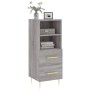 Aparador madera de ingeniería gris Sonoma 34,5x34x90 cm de vidaXL, Aparadores - Ref: Foro24-828658, Precio: 53,12 €, Descuent...