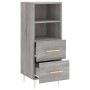 Aparador madera de ingeniería gris Sonoma 34,5x34x90 cm de vidaXL, Aparadores - Ref: Foro24-828658, Precio: 53,12 €, Descuent...