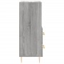 Aparador madera de ingeniería gris Sonoma 34,5x34x90 cm de vidaXL, Aparadores - Ref: Foro24-828658, Precio: 53,12 €, Descuent...
