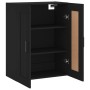 Armario de pared madera de ingeniería negro 69,5x34x90 cm de vidaXL, Aparadores - Ref: Foro24-830389, Precio: 88,43 €, Descue...