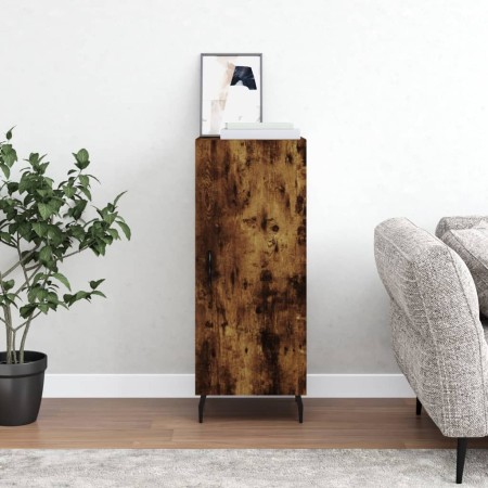 Aparador madera de ingeniería roble ahumado 34,5x34x90 cm de vidaXL, Aparadores - Ref: Foro24-828561, Precio: 75,60 €, Descue...