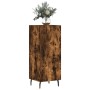 Aparador madera de ingeniería roble ahumado 34,5x34x90 cm de vidaXL, Aparadores - Ref: Foro24-828561, Precio: 75,60 €, Descue...