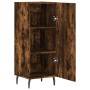 Aparador madera de ingeniería roble ahumado 34,5x34x90 cm de vidaXL, Aparadores - Ref: Foro24-828561, Precio: 75,60 €, Descue...