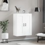 Armario de pared madera de ingeniería blanco 69,5x34x90 cm de vidaXL, Aparadores - Ref: Foro24-830388, Precio: 71,58 €, Descu...