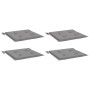 Cojines de silla de jardín 4 uds tela gris 40x40x4 cm en Decoración | Comprar online en Foru.es