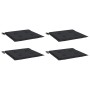 Cojines de silla de jardín 4 uds tela negro 40x40x4 cm en Decoración | Comprar online en Foru.es