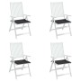 Cojines de silla de jardín 4 uds tela negro 40x40x4 cm en Decoración | Comprar online en Foru.es