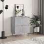 Aparador de madera contrachapada gris hormigón 60x35x70 cm de vidaXL, Aparadores - Ref: Foro24-831216, Precio: 64,25 €, Descu...