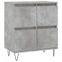 Aparador de madera contrachapada gris hormigón 60x35x70 cm de vidaXL, Aparadores - Ref: Foro24-831216, Precio: 64,25 €, Descu...