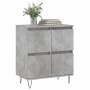 Aparador de madera contrachapada gris hormigón 60x35x70 cm de vidaXL, Aparadores - Ref: Foro24-831216, Precio: 64,25 €, Descu...