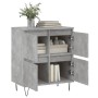 Aparador de madera contrachapada gris hormigón 60x35x70 cm de vidaXL, Aparadores - Ref: Foro24-831216, Precio: 64,25 €, Descu...