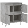 Aparador de madera contrachapada gris hormigón 60x35x70 cm de vidaXL, Aparadores - Ref: Foro24-831216, Precio: 64,25 €, Descu...